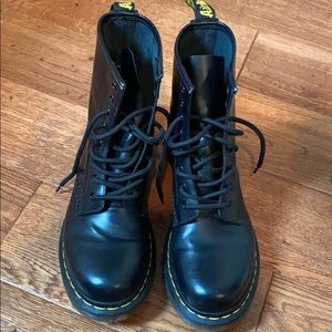 Dr. Martens Leather Combat Boots